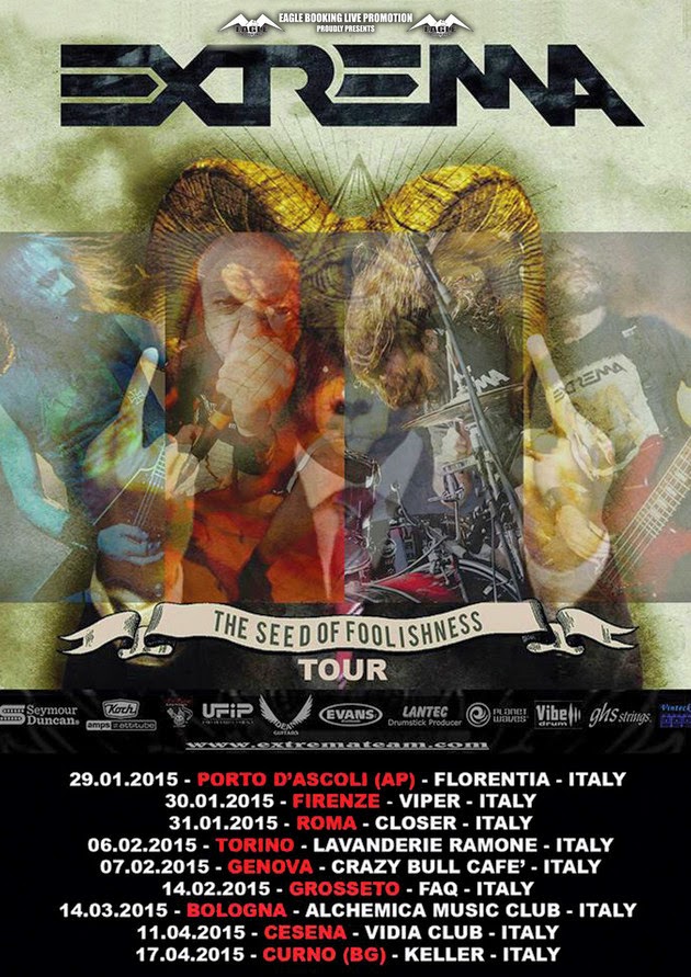 Extrema - Italia - tour 2015