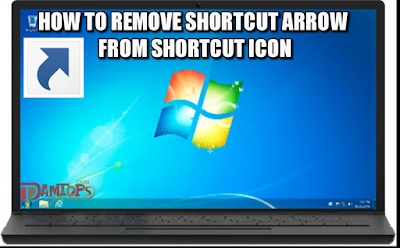 How to remove shortcut arrow from desktop icon