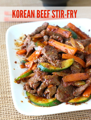 korean beef stir fry recipe