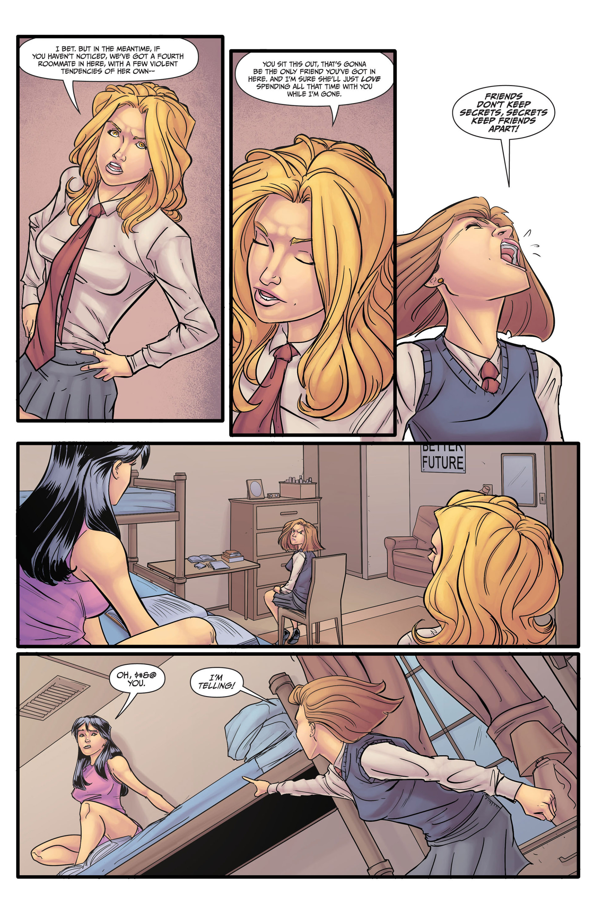 Read online Morning Glories comic -  Issue # _TPB 1 - 113