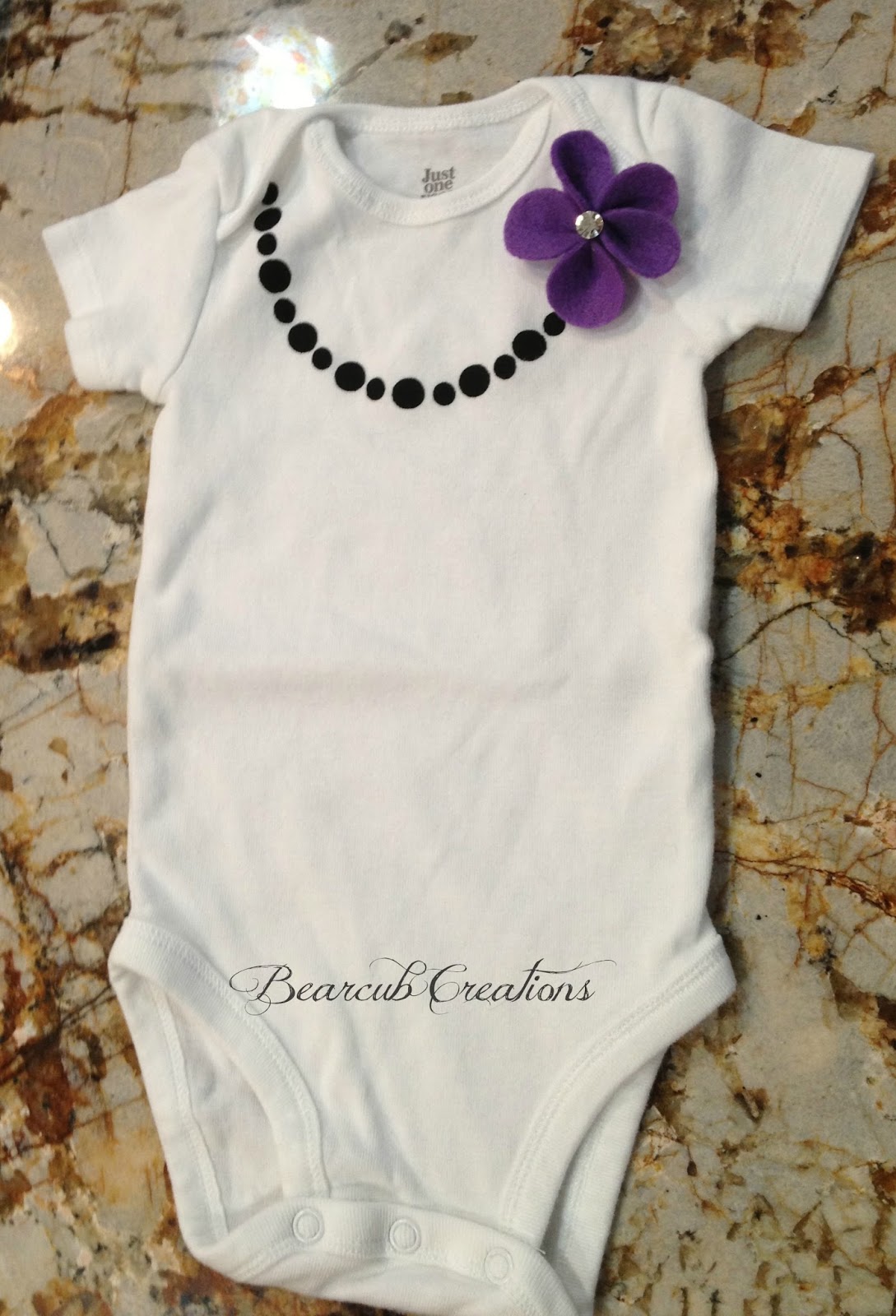 Bearcub Creations: Necklace Onsie Using Silhouette Designer Software