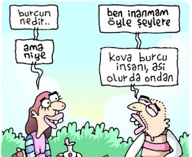 Komik Karikatürler: Kova Burcu İnsanı Asi Olur