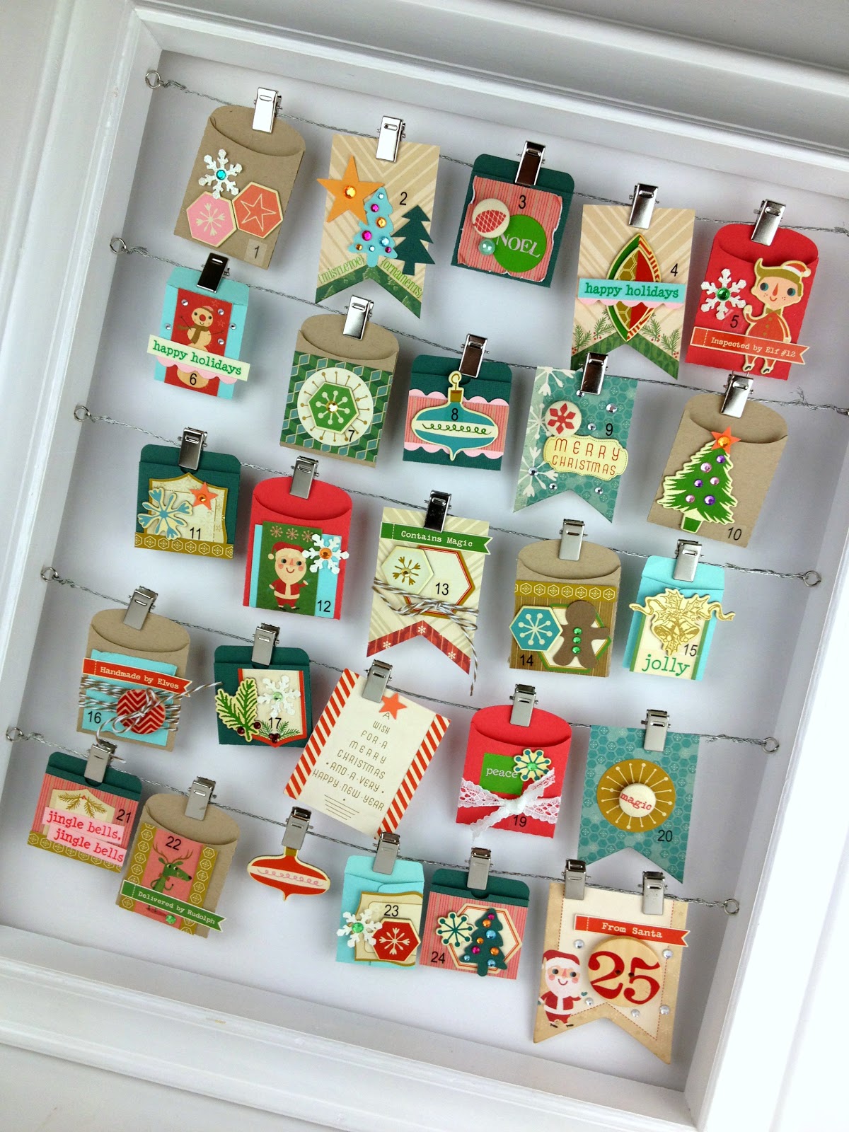 Silhouette Wood Frame Advent Calendar Limited Edition 2012