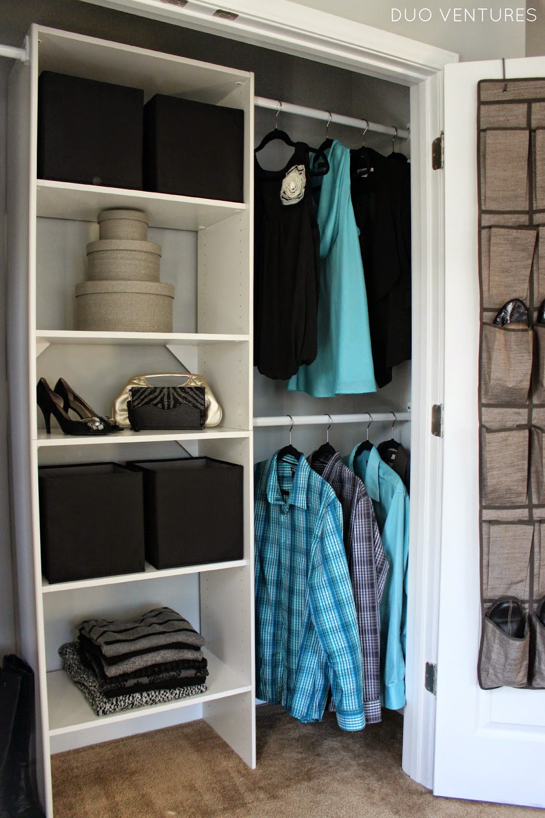 Duo Ventures: Guest Bedroom: Closet Organizer Install