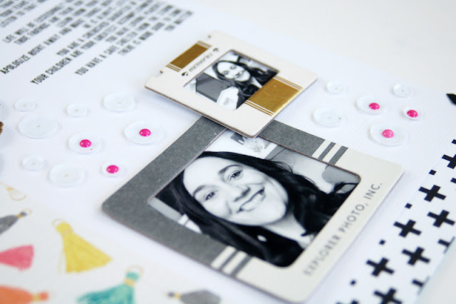 "Document" Scrapbooking Layout that's all about me. #scrapbooking #memoriesmade #diecutting