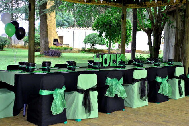 Decoración de Fiestas Infantiles de Hulk | Arcos con Globos