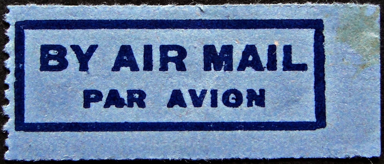 International Airmail And Priority Mail Labels Jamaica Old airmail labels