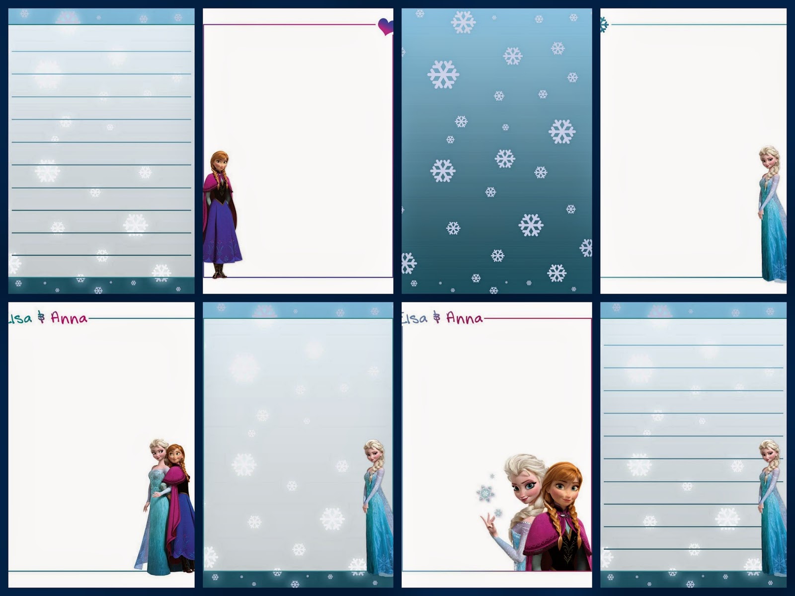 Cuaderno de Frozen para Imprimir Gratis. - Ideas y material gratis para  fiestas y celebraciones Oh My Fiesta!