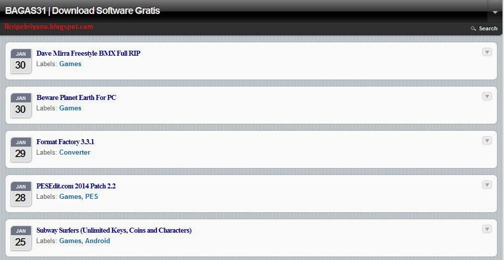 BAGAS31.com, Tempatnya Download Software Gratis
