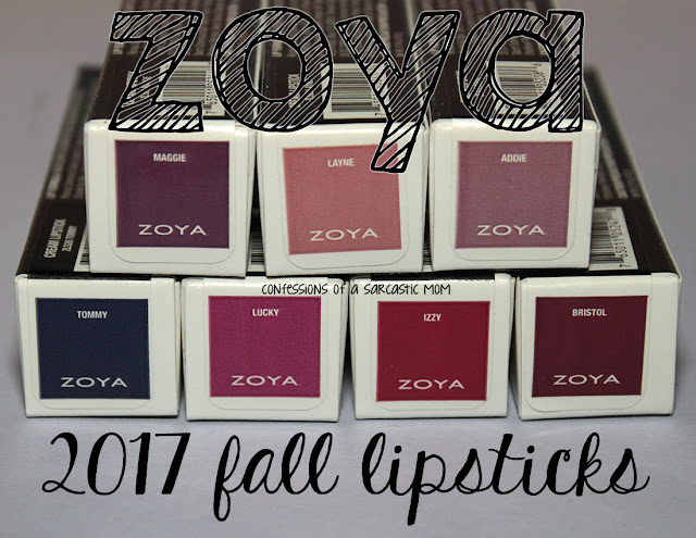 Zoya fall lipsticks for 2017!