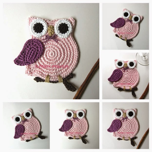 http://mjmcrafts.blogspot.com.br/2013/01/crochet-owl-valentine.html?m=1