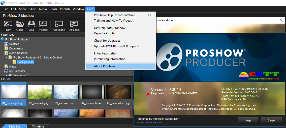 Proshow Producer 8.0 Full: Phần mềm tạo video nhạc chuyên nghiệp từ ảnh
