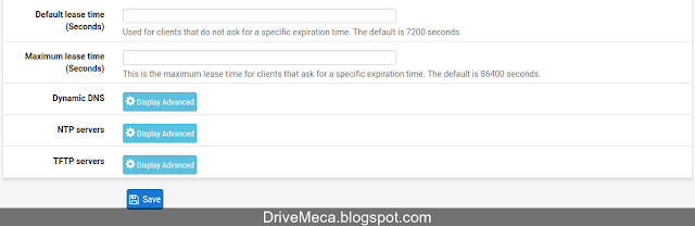 DriveMeca configurando DHCP server en firewall pfSense paso a paso