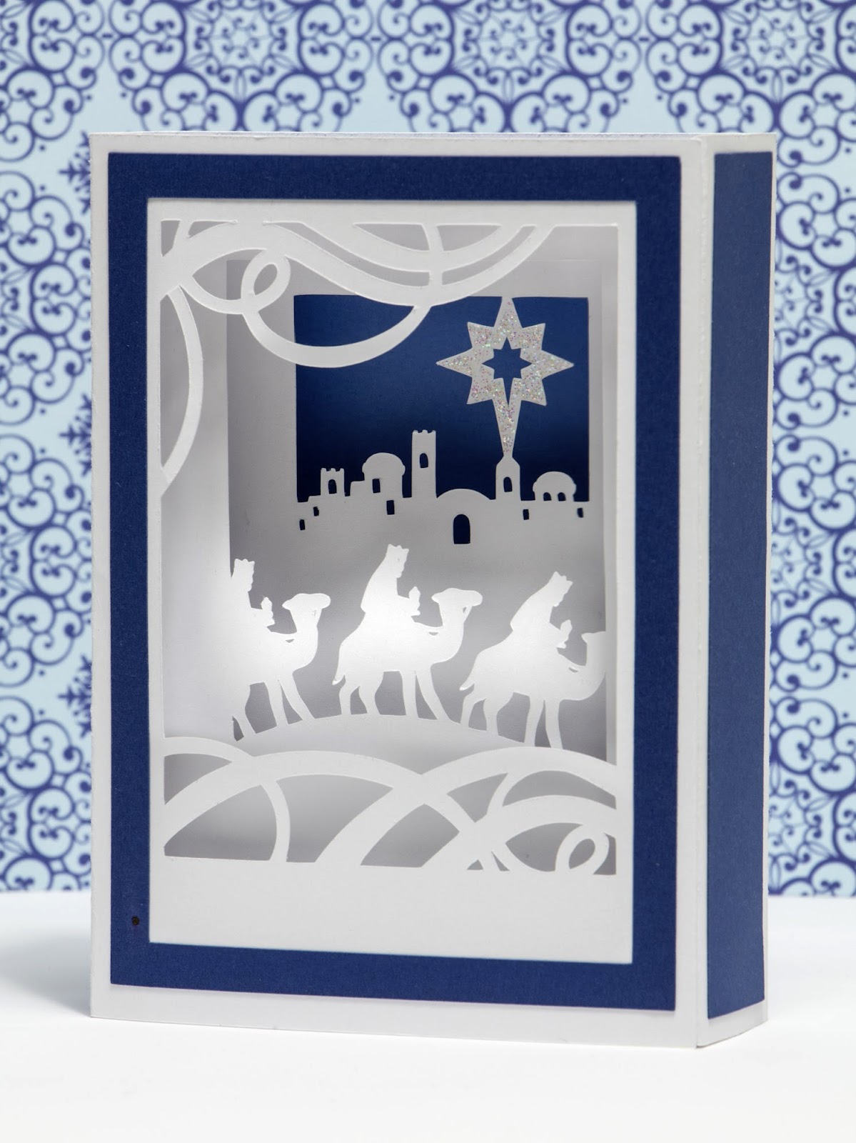 The Paper Boutique: Shadow Box Wise Men Card