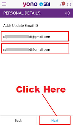 how to register email id in sbi account online
