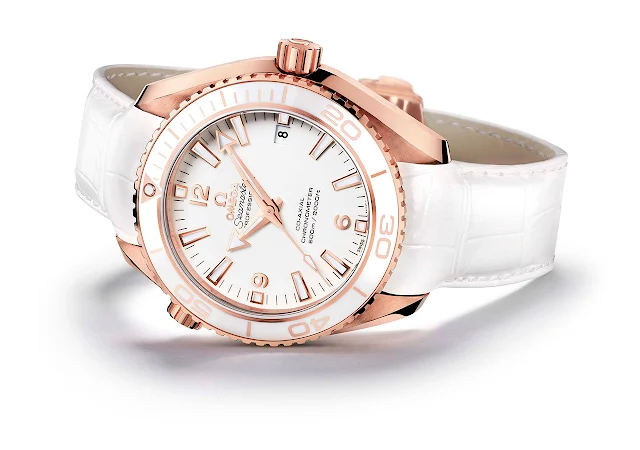 OMEGA - Seamaster Planet Ocean Ceragold white