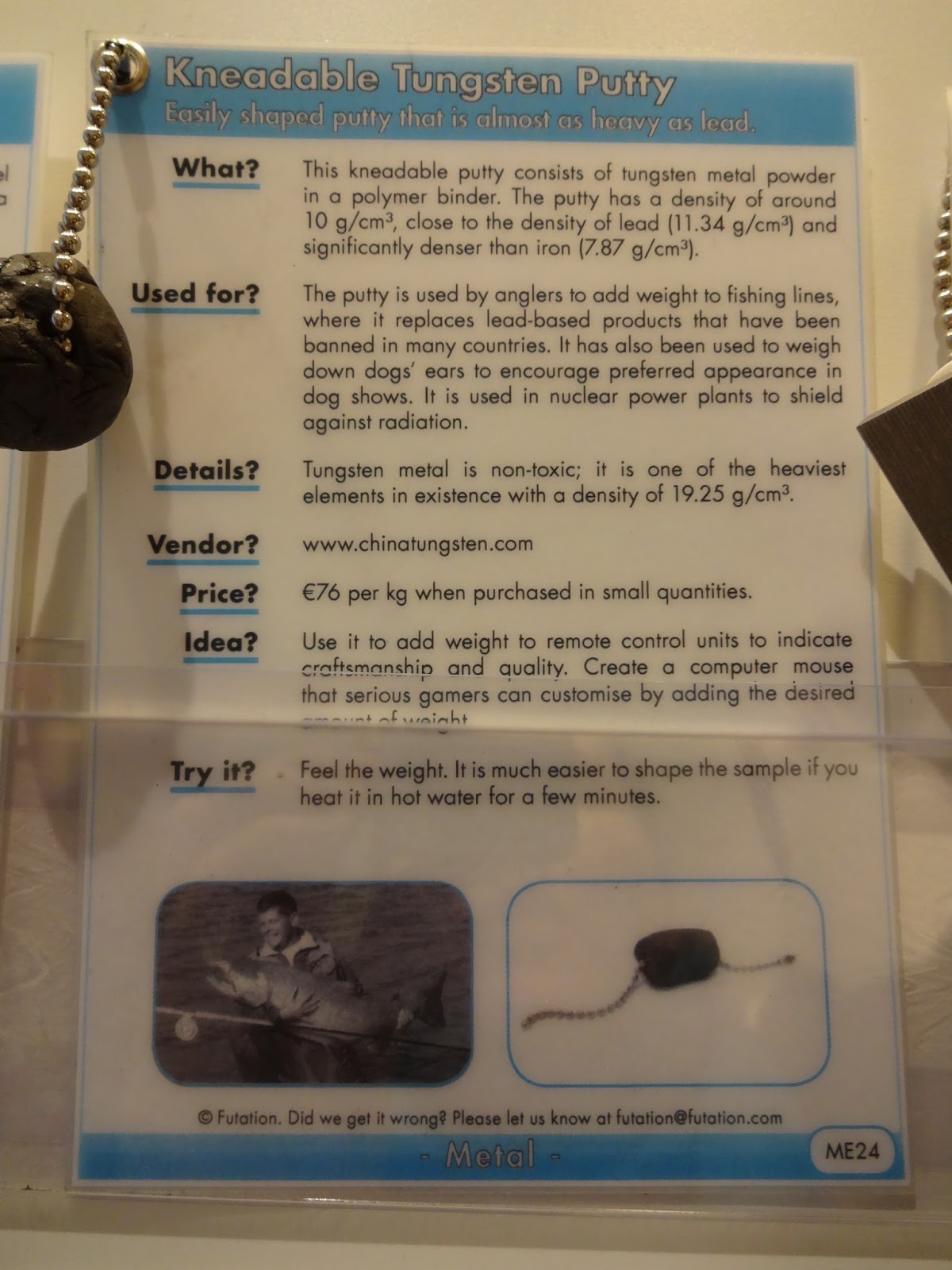 All things Metal Kneadable Tungsten Putty