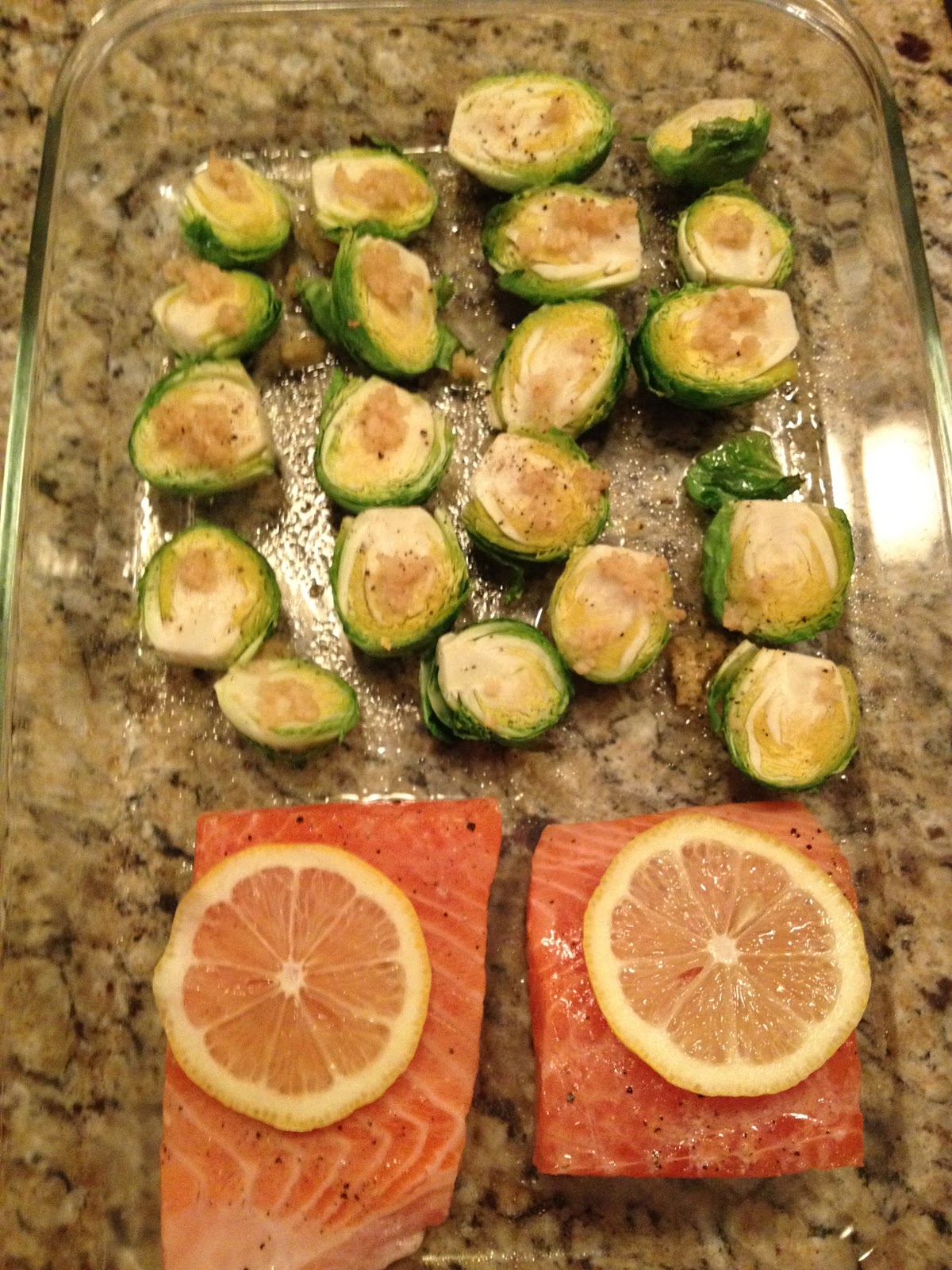 Practical PALEO Baked Salmon with...Brussels Sprouts!