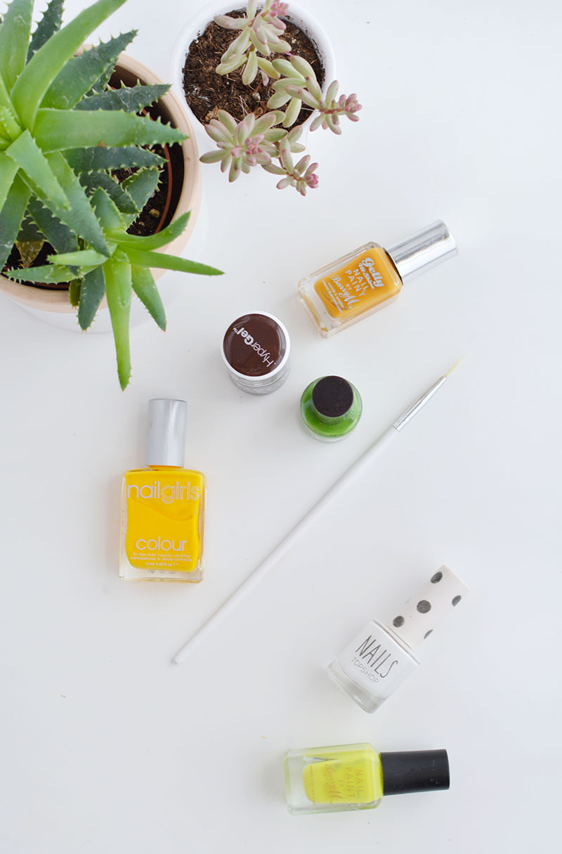 nails pineapple nail art — Caroline Burke Burkatron