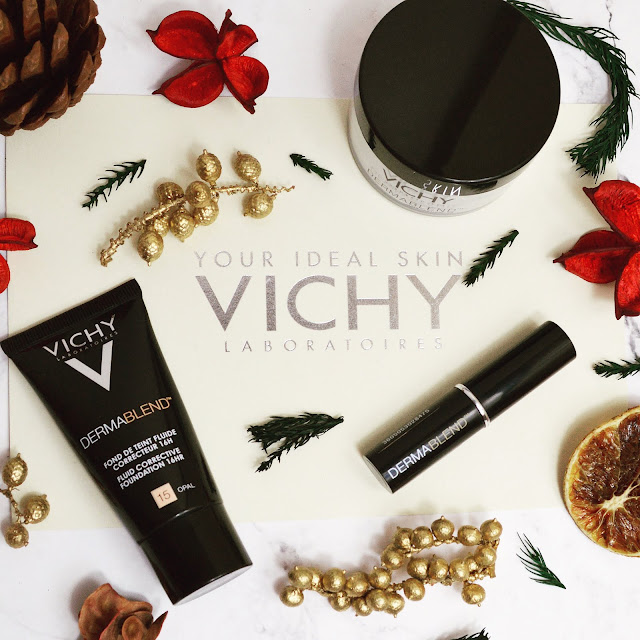 Lovelaughslipstick blog - Vichy Dermablend Foundation Corrective Stick and Setting Powder Review