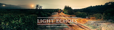 Light Echoes von Aaron Koblin und Ben Tricklebank | Lasergraffitis auf einer Zugstrecke ( 1 Video )