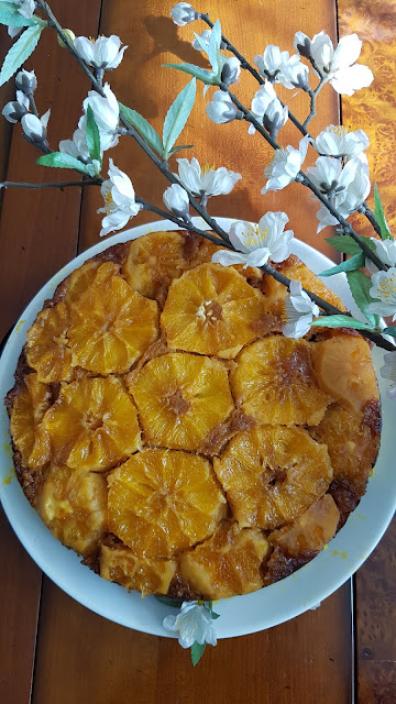 Gâteau renversé à l'orange;Gâteau renversé à l'orange