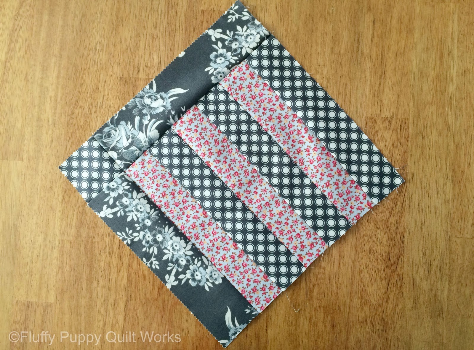 Fluffy Puppy Quilt Works Easy French Braid Table Runner Tutorial From