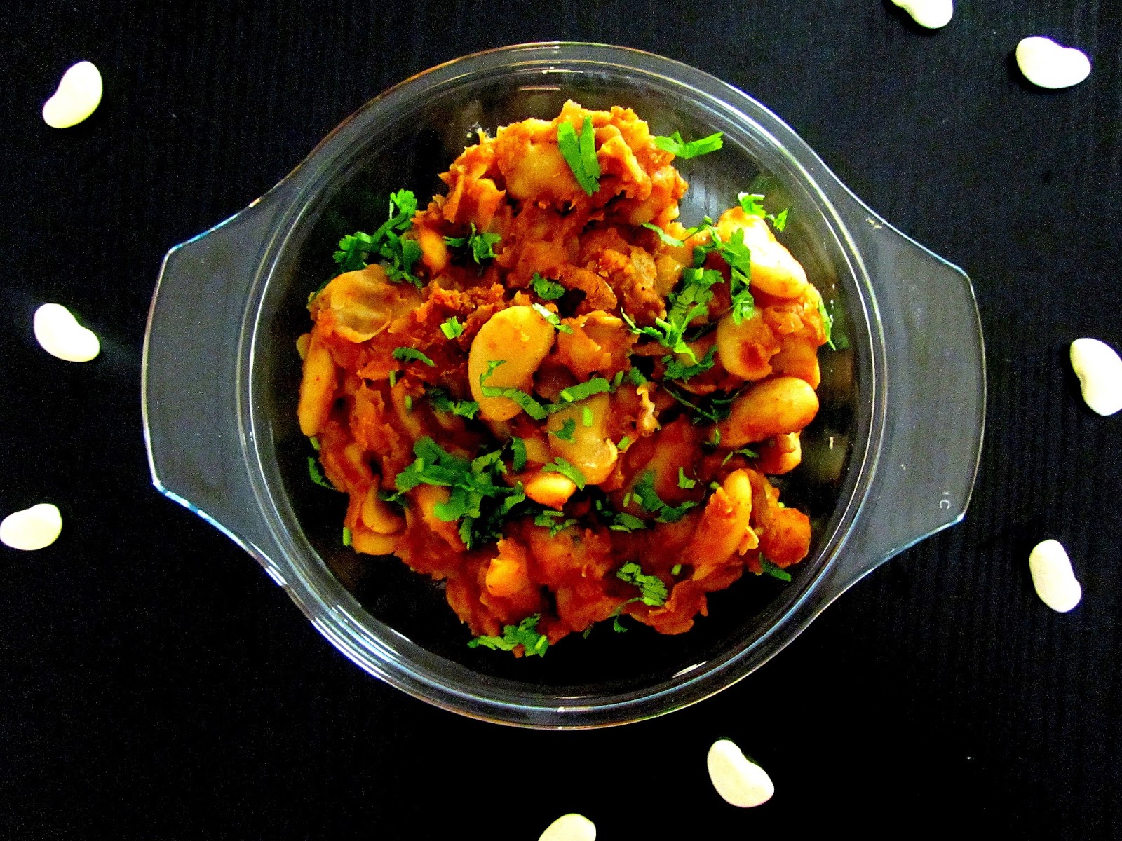 Indulge... Butter Beans Masala Lima Beans Masala