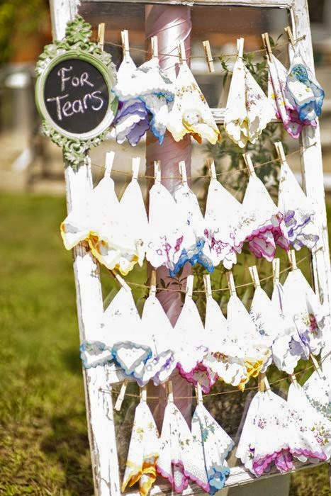 Otra idea para los pañuelos de tu boda - Foto: www.hapmaker.es Otra idea para los pañuelos de tu boda - Foto: www.hapmaker.es
