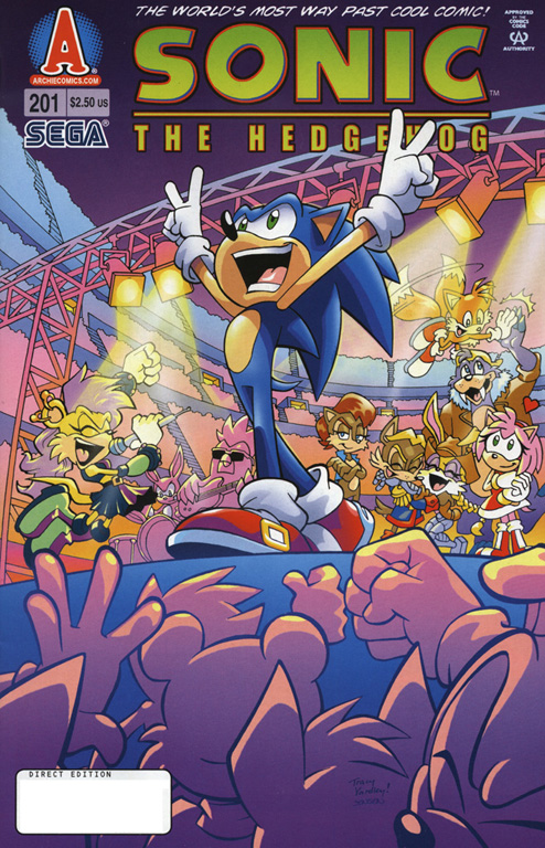 Read online Sonic The Hedgehog comic -  Issue #201 - 1