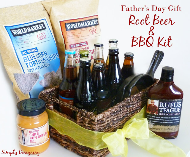 BBQ and Rootbeer Gift Basket - Father's Day #fathersday #ad @worldmarket