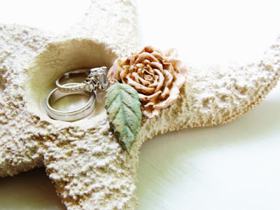 starfish ring cushion - wedding ideas - wedding planning services - wedding ideas blog by K'Mich in Philadelphia PA