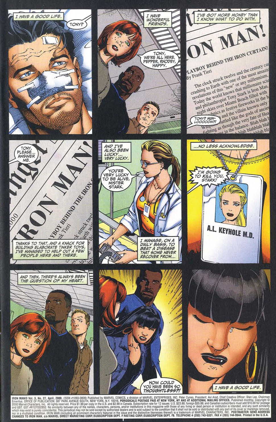 Read online Iron Man (1998) comic -  Issue #27 - 3