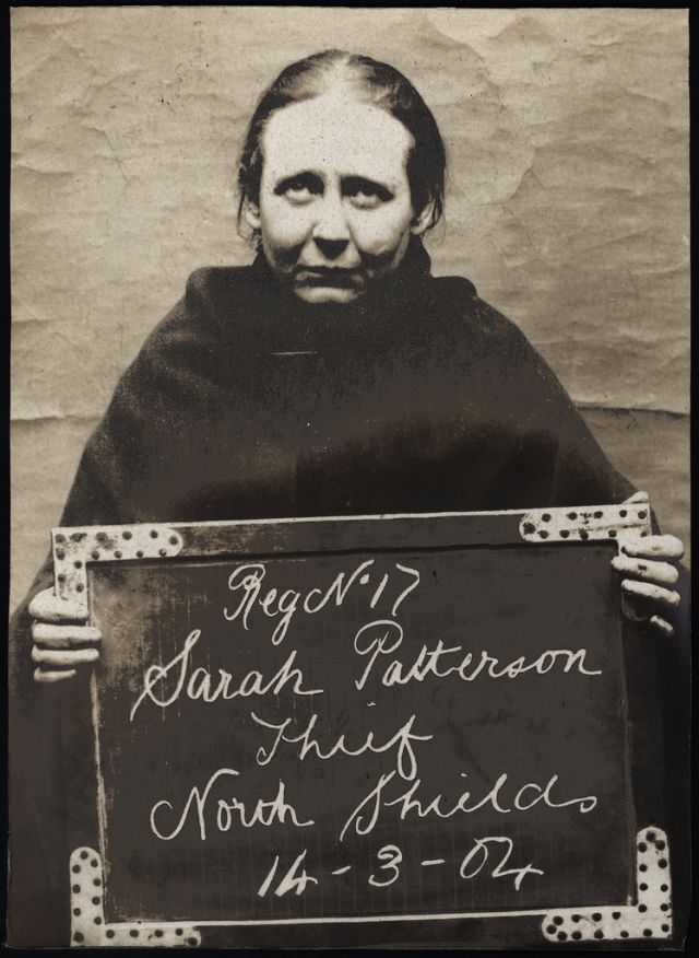 Female criminals of the Edwardian era vintage mugshots