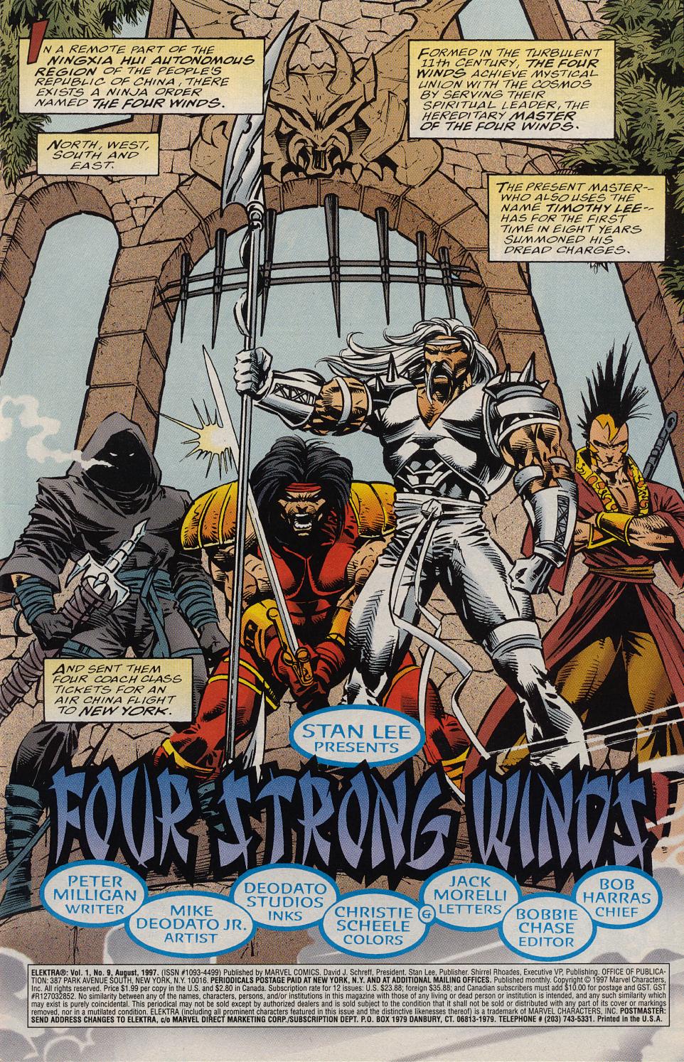 Read online Elektra (1996) comic -  Issue #9 - Four Strong Winds - 2