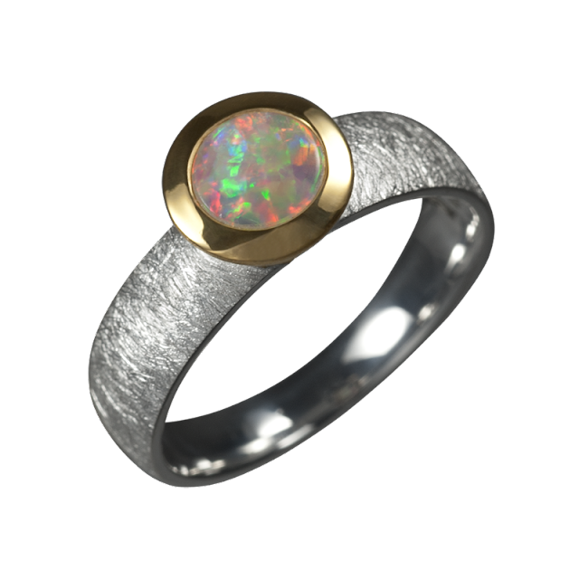 Opal Ring mit Edelopal