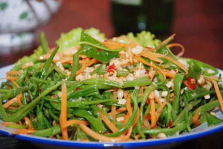 Cách làm nộm rau muống ngon, giòn nhất tại nhà - Ảnh 1 Cach lam nom rau muong ngon, gion nhat tai nha - Anh 1