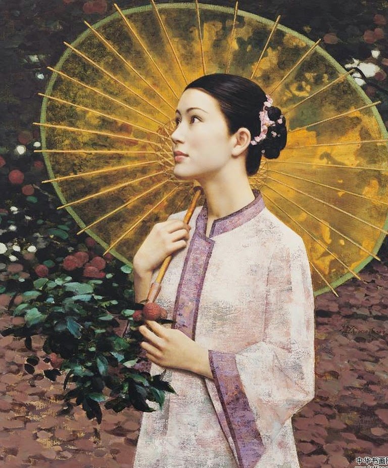 cuadros-de-mujeres-asiaticas-pintadas-al-oleo