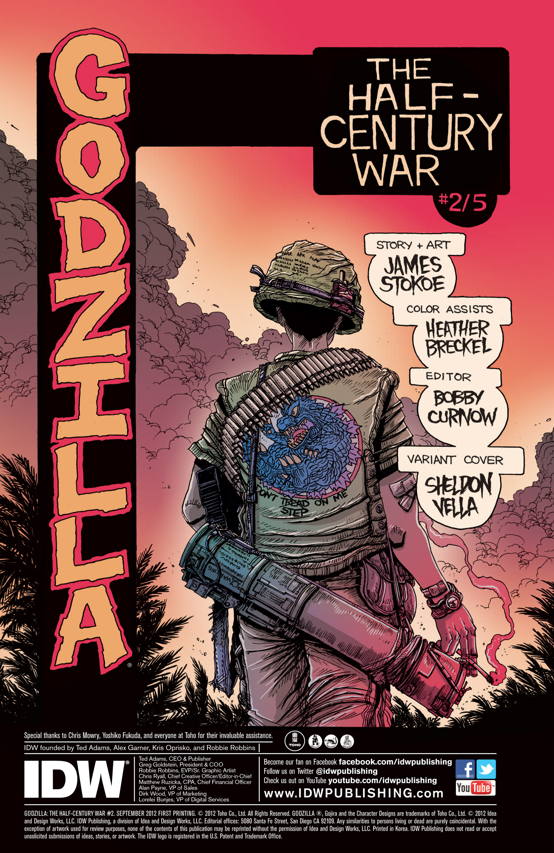 Read online Godzilla: The Half-Century War comic -  Issue #2 - 2