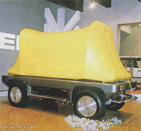 Daihatsu Trek, off road, koncept, prototyp, Tokyo Motor Show 1985, jeżdżace łóżko, namiot, jednoosobowy, ciekawostka, japonia, JDM, namiot