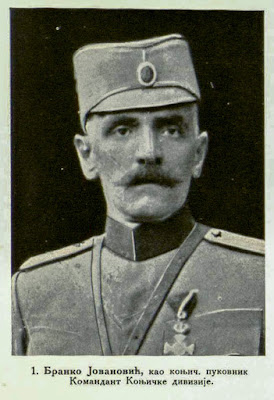 Branko Jovanović as Cavalry Colonel Commandant of the Cavalry division