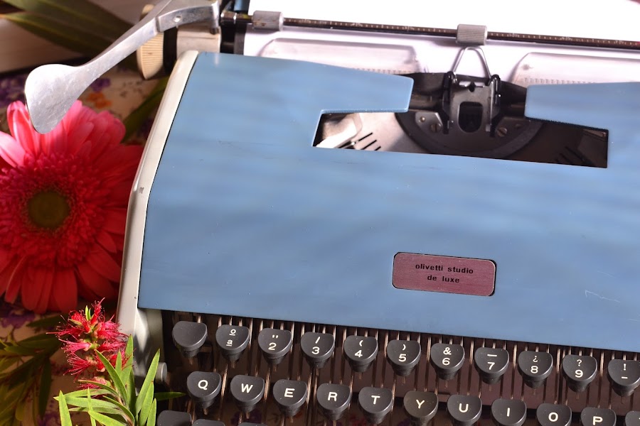 Bodas vintage romantica maquina de escribir olivetti studio de luxe