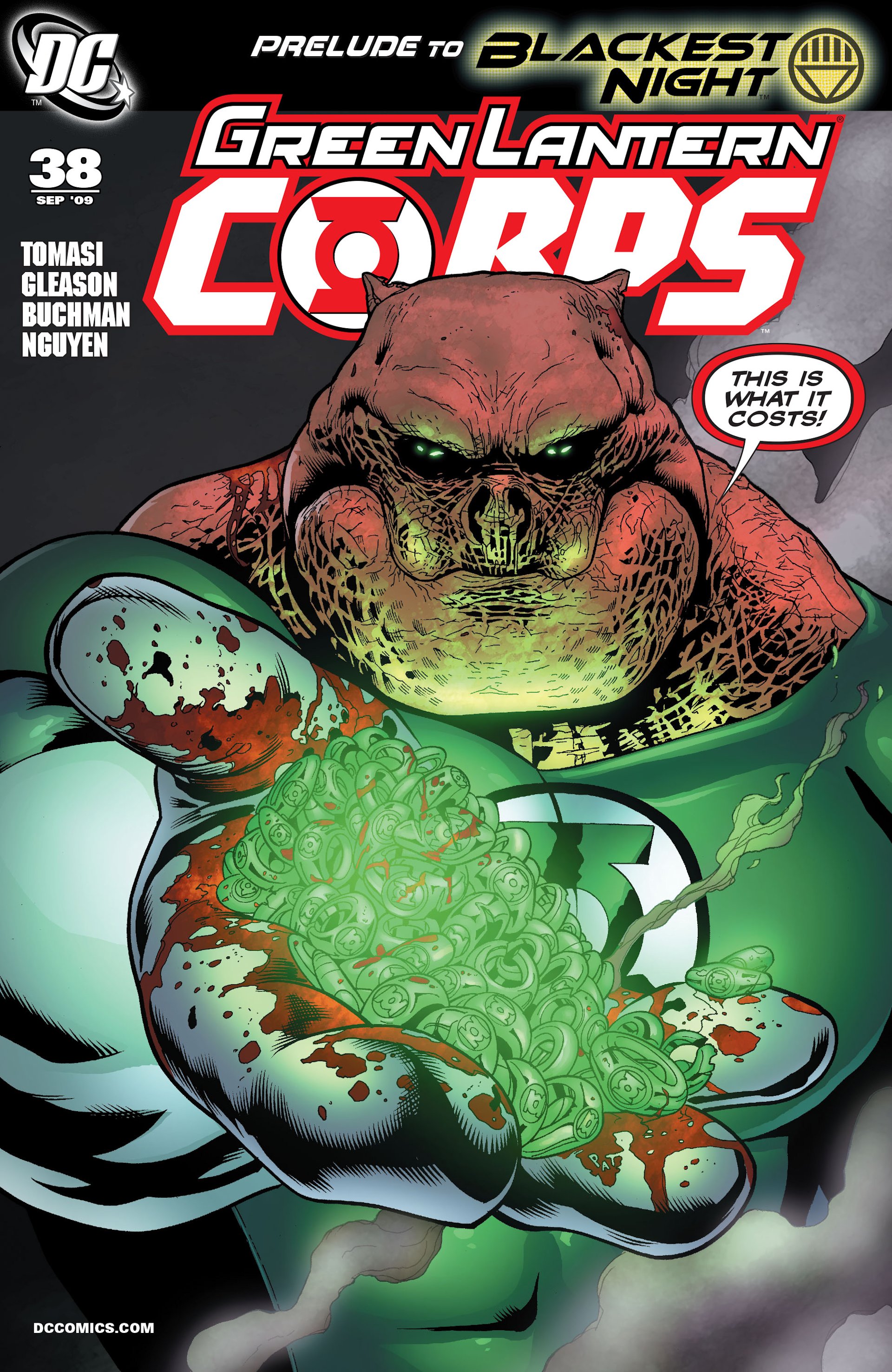 Read online Green Lantern Corps (2006) comic -  Issue #38 - 1