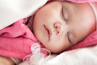 Photo of a Sleeping Baby Girl