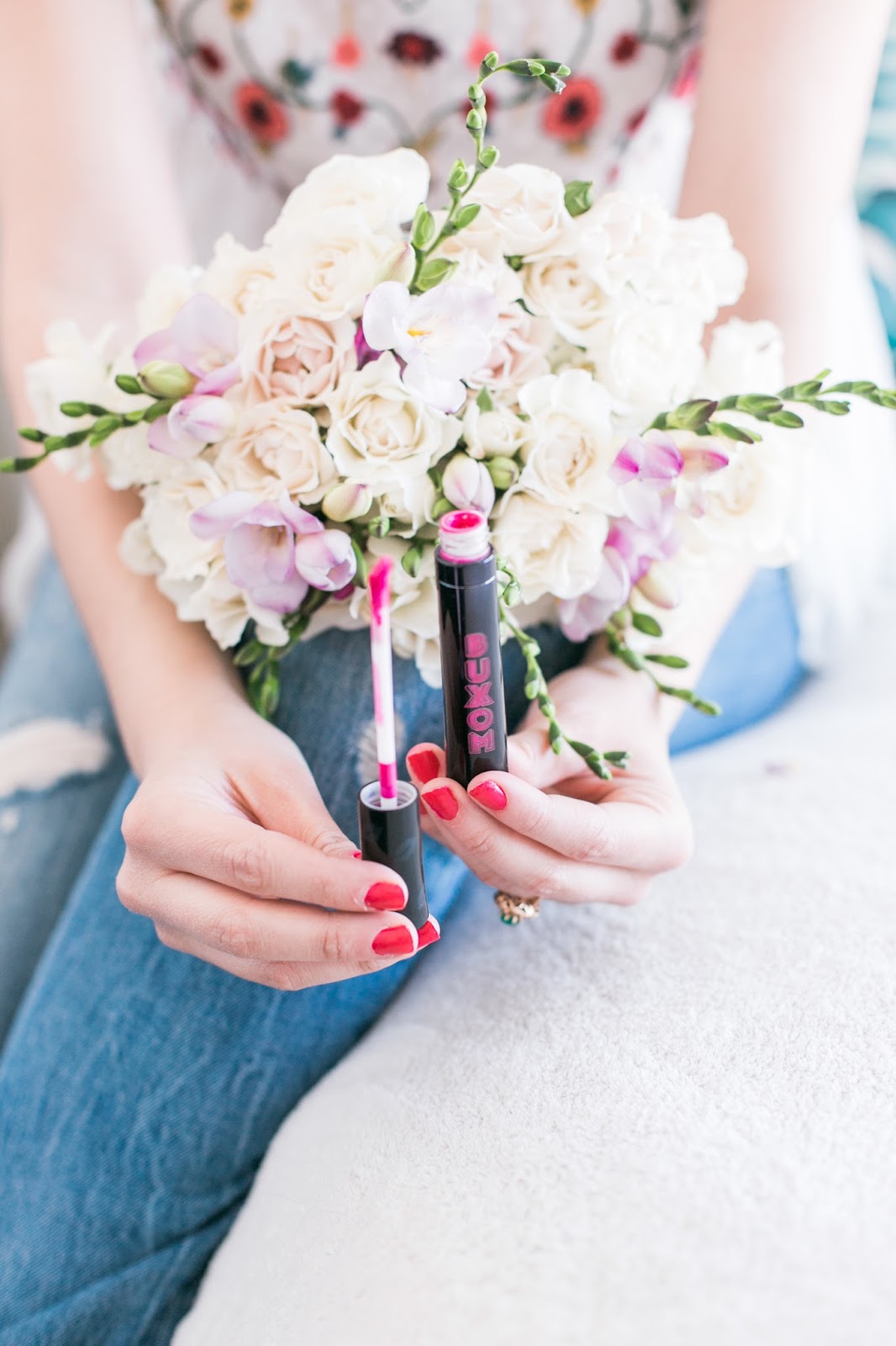 5 Pink Buxom Va-Va-PLUMP Shiny Liquid Lipsticks To Try This Spring - Dare Me Shade