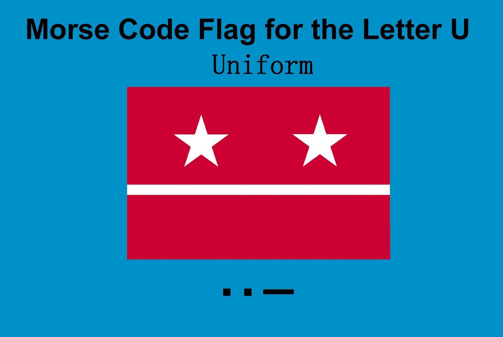 Morse Code Flags