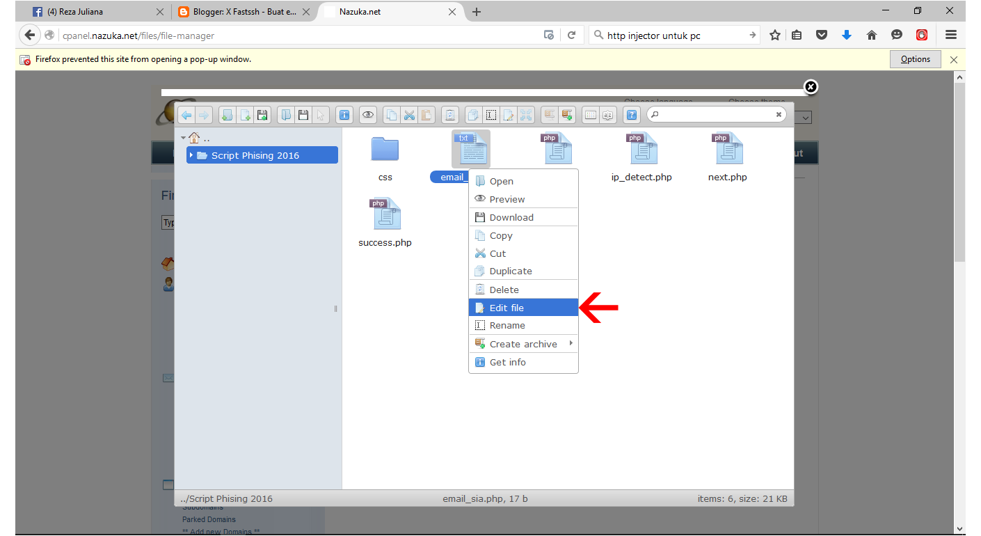 Cara Buat Web Phising Cara Buat Web Phising