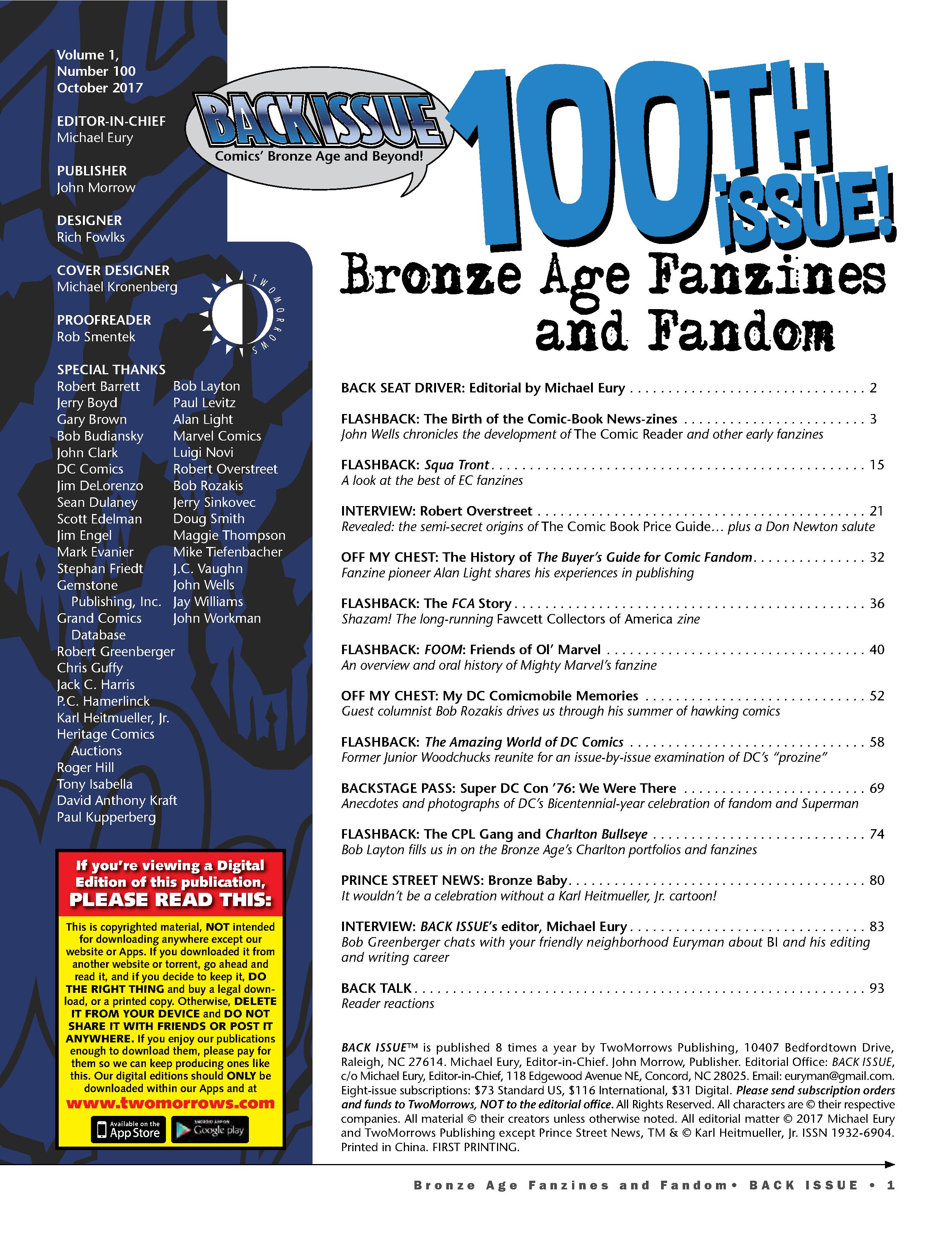 Read online Back Issue comic -  Issue #100 - 3
