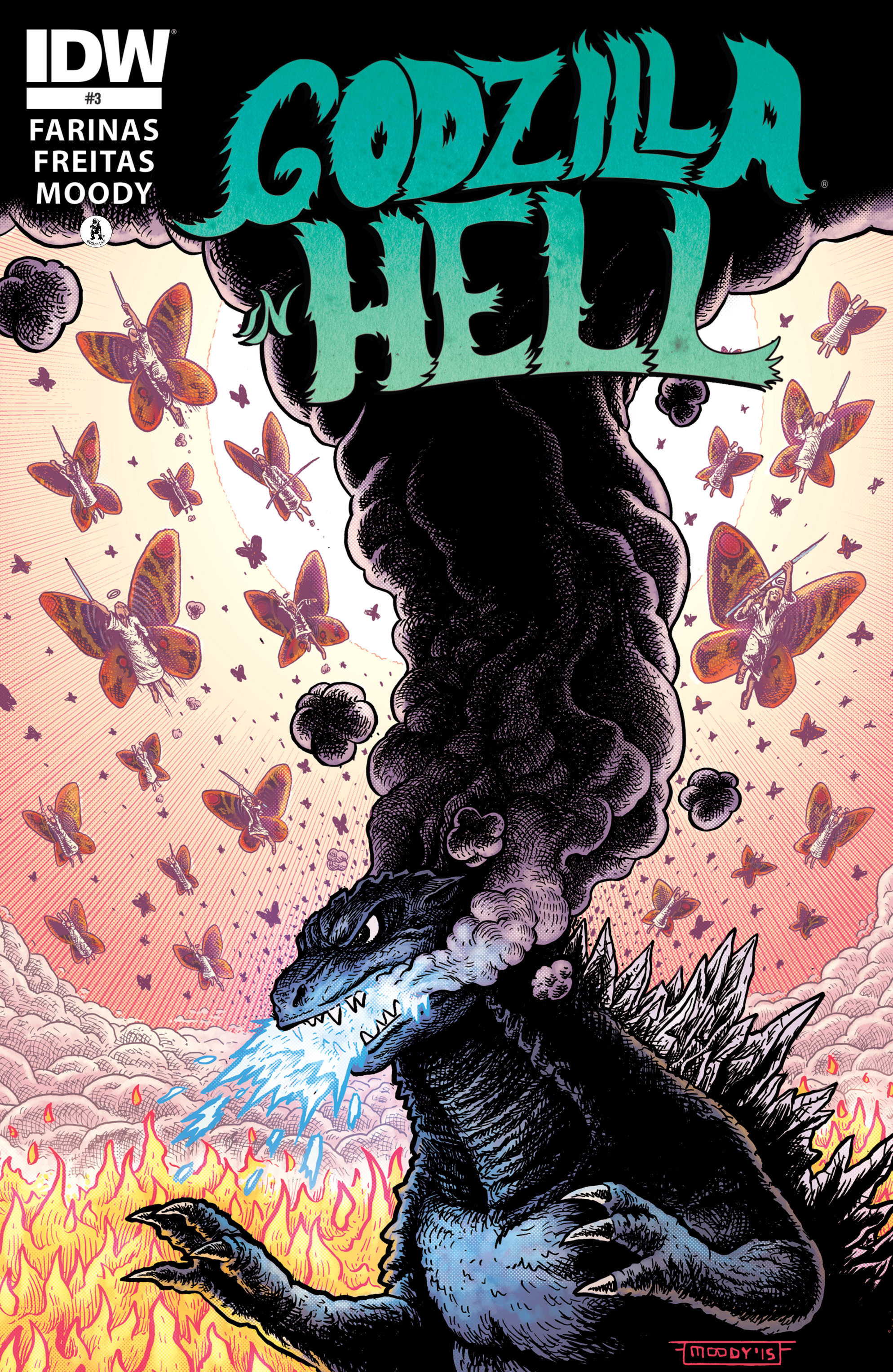 Read online Godzilla in Hell (2015) comic -  Issue #3 - 1