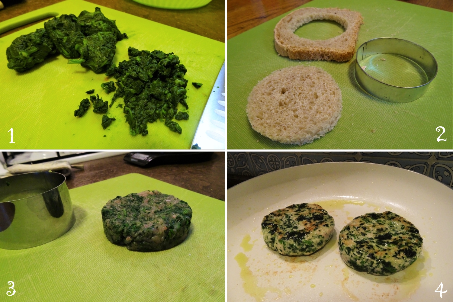 Ricetta Hamburger Di Tacchino E Spinaci Per Bambini Piccole Buone Forchette